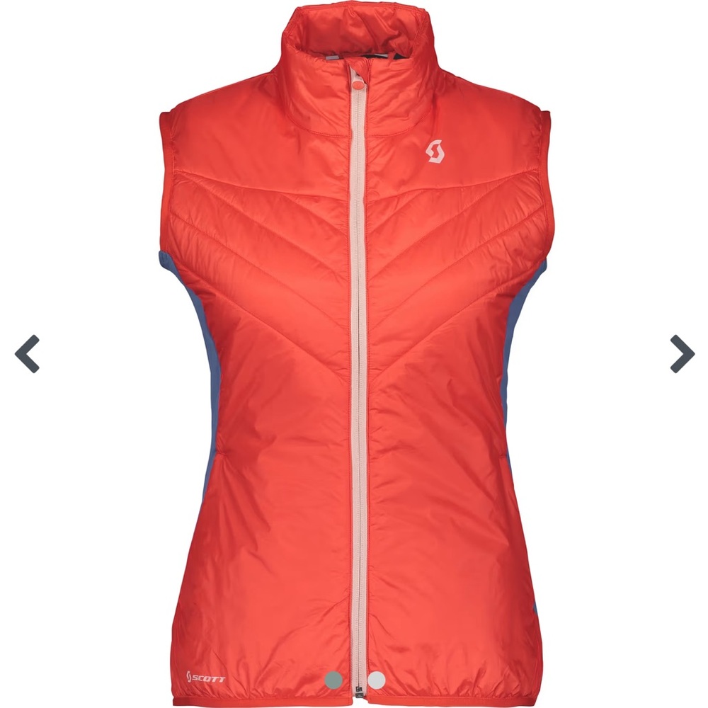 SCOTT Lightweight Packable Vest Mid-Layer Primaloft Women’s SMALL Outdoor Ski